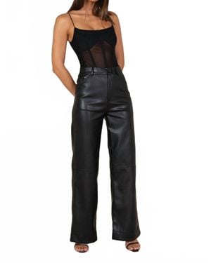 Misha Milana Wide Leg Pant - Black