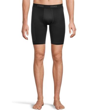 Stance Underwear Pull On Elastic Waist Boxer Brief Buu600 - Black