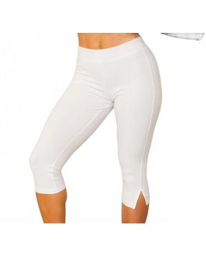 French Kyss Capri Jegging - White