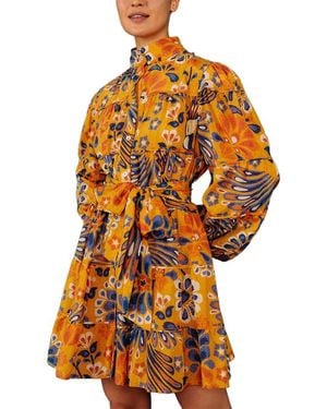 FARM Rio Mini Dress - Orange