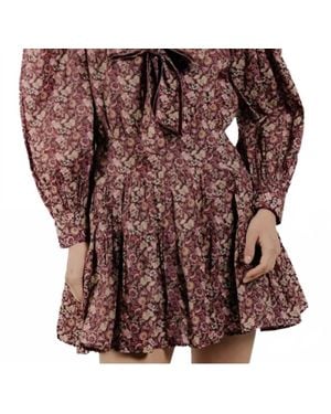 LOVE THE LABEL Nelly Mini Dress - Brown