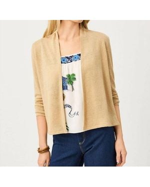 Lilly Pulitzer Faretta Open Front Cardigan - Natural