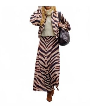 Elizabeth James The Label Reversible Frankie Bomber Jacket - Brown