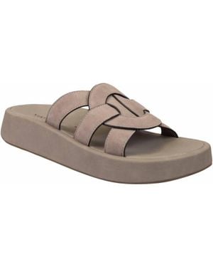 Naked Feet Market Platform Sandal - Black