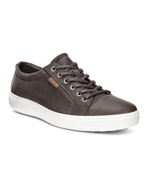 Ecco Soft 7 Perf Tie Shoe - Black