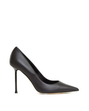 Ninalilou Graceful Leather Pumps - Black