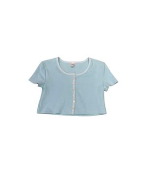 Theme Kids Michaela Ribbed Top - Blue