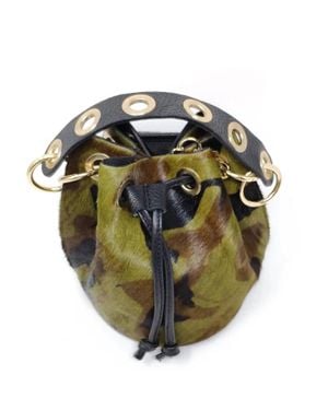 German Fuentes Bucket Bag - Green