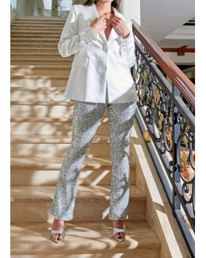 Greylin Bianca Sequin Flares - Brown