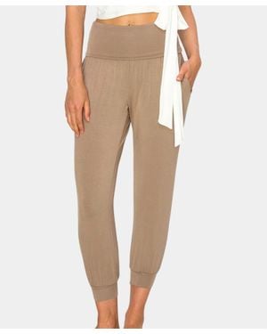 BijouRocks Bamboo Yoga Pant - Natural