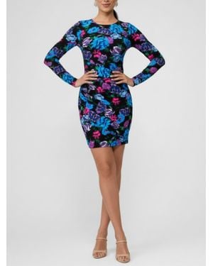 Rachel Roy Keeva Wrap Mini Dress - Blue