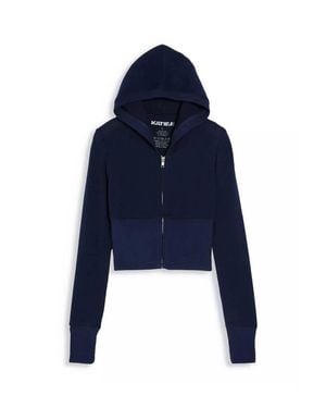 KatieJnyc Girl's Drew Hacci Zip Hoodie - Blue