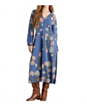 White Stuff Megan Jersey Dress - Blue