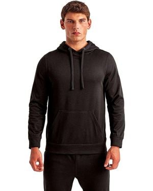 Tridri Spun Dyed Hooded Sweatshirt - Black