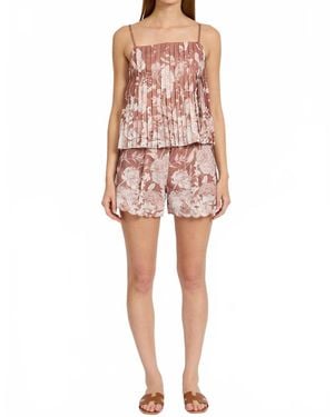 En Saison Monet Sleeveless Top - Red