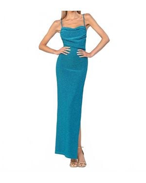 Bariano Sarai Gown - Blue