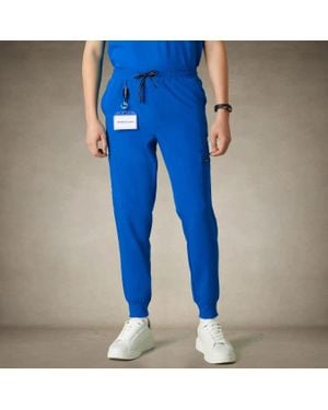 Members Only London Jogger Scrub Pants For - Blue