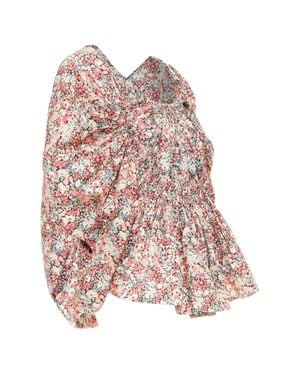 Junya Watanabe 2007 Smocked Blouse - Pink