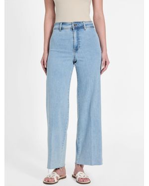 Guess Sandra High-Rise Wide Leg Jeans - Blue