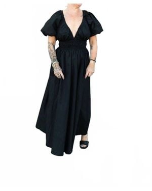 Olivaceous Unforgettable Empire Waist Maxi Dress - Blue