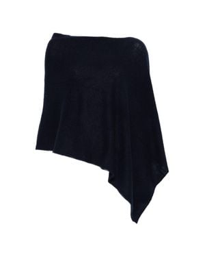 Be You Draped Poncho - Blue