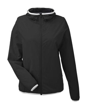 Nautica Stillwater Hooded Windbreaker - Black