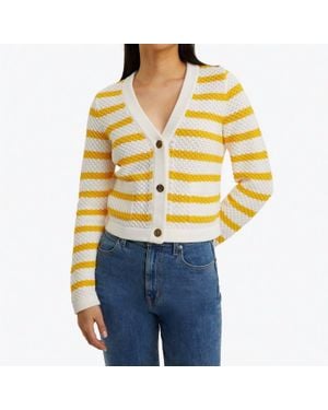 Draper James Rita V-Neck Cardigan - Multicolor