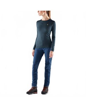 Fjallraven Bergtagen Thinwool Long Sleeve Shirt - Blue