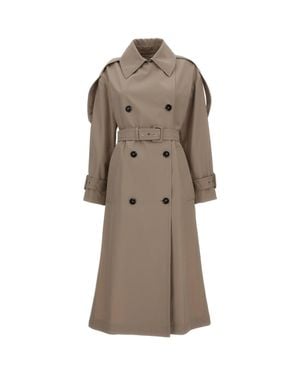 Sportmax Spxgocce Water Repellent Trench Coat - Brown