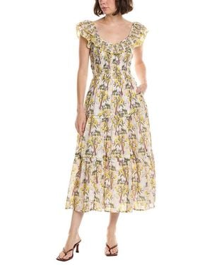 Ro's Garden Ros Garden Tuscany Midi Dress - Natural