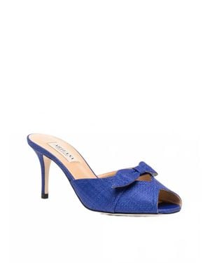 Arteana Varenna 75 Peep Toe Slide - Blue