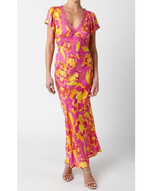 Olivaceous peach dress hot sale