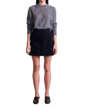 Apiece Apart Marta Mini Skirt - Black