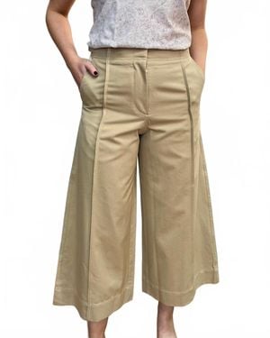 Ulla Johnson Sascha Cropped Trouser - Natural
