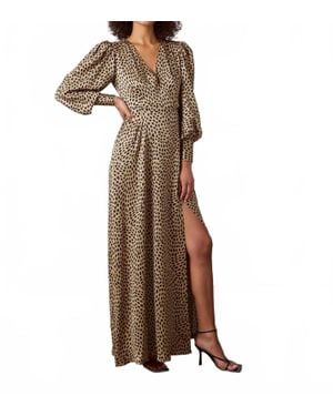 d'Offay Bridget Wrap Dress - Brown