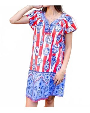 Mary George Marisa Dress - Blue
