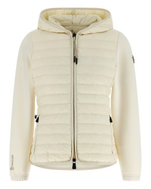 Moncler Polyamide Sweatshirt - Natural