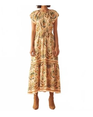 Omika Cora Midi Dress - Metallic