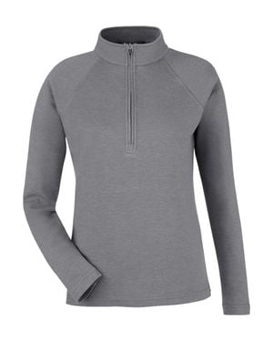 Devon & Jones New Classics Charleston Quarter-Zip Pullover - Gray