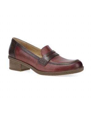 Dansko Danica Waterproof Penny Loafers - Brown