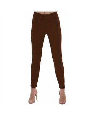 Elior Sasha Pull-On Straight Leg Pants - Brown