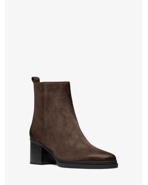 Michael Kors Lex Suede Boot - Brown