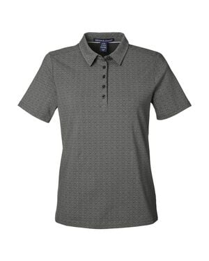 Devon & Jones Crownlux Performance Geo Polo - Gray