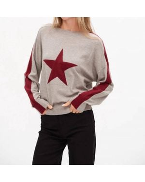 Six Fifty Morgan Star Sweater - Red