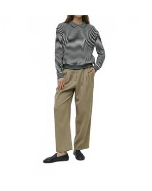 Azalea Josie Collared Sweater - Green