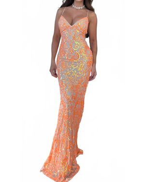 Lovesome Bella Sequin Maxi Dress - Multicolor