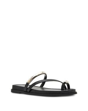 Steve Madden Caribbean Sandal Us Paris Slip-On Slide Zogg1453 - Black