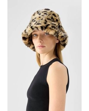 Unreal Fur Yeoman Faux Fur Bucket Hat - Multicolor