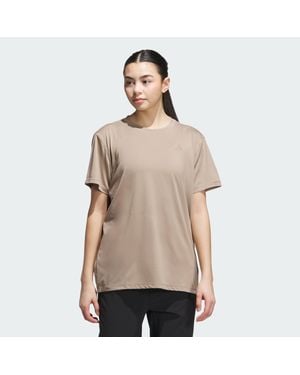 adidas Designed For Train Everyday Workout Tee - Natural