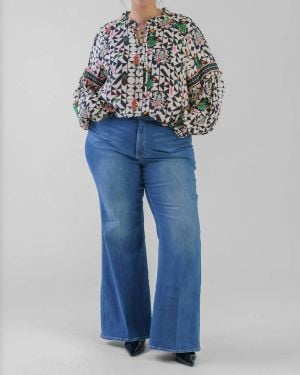 Emily Lovelock Emma Blouse - Blue